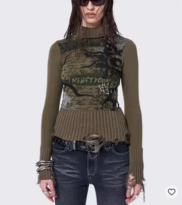 MINGA LONDON 하이넥 탑