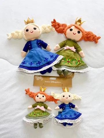 디즈니씨 FS 눈의 여왕 안나 봉제 인형 봉제 인형 참