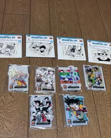 드래곤볼 제일복권 F상 6개 세트 I상 스티커 4개 세트