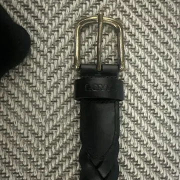 LEVI'S 블랙 뜨개질 벨트