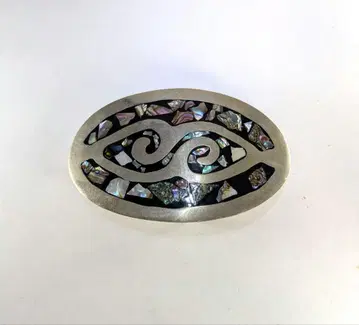 ALPACA 실버 MEXICO 벨트 버클