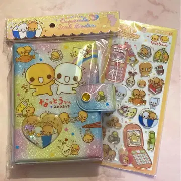 낫토짱 씰 바인더 씰북 헤이세이 해피폰 씰 세트