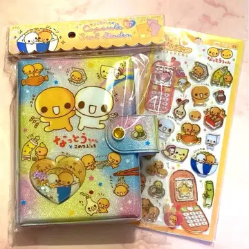 낫토짱 씰 바인더 씰북 헤이세이 해피폰 씰 세트