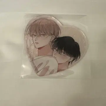 밑면 넓은 콜라보 카페 드링크 유상 혜택 아크릴 코스터 삐뚤어진 키스