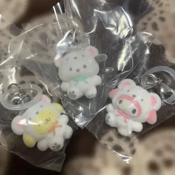 메지루시 액세서리 산리오 후와후와 스노우