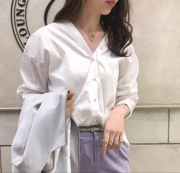 라운지 드레스 펄 2WAY 셔츠