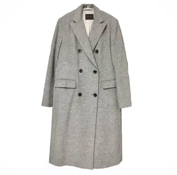 tomorrowland 더블 체스터 코트 롱 코트 그레이 36