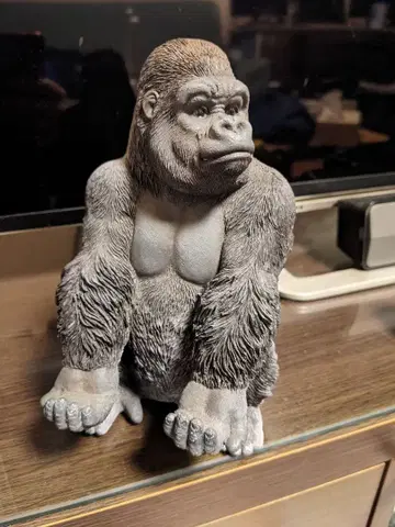 리얼 고릴라 피규어