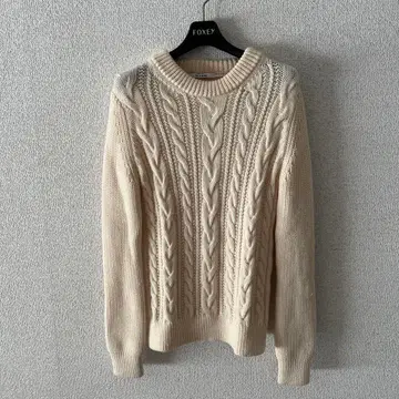 SLOANE 아이보리 케이블 니트 스웨터 size 1