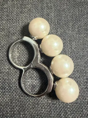 [ LOVE BY e.m. ] 펄 너클 반지