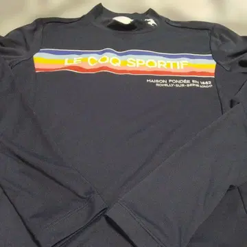 미사용 르꼬끄 골프 모크넥 긴팔 T셔츠 M