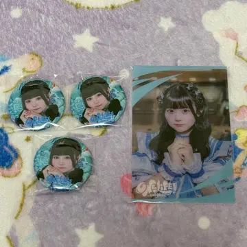 iLiFE! 무지개 깃털 미니 클리어 카드 캔 배지 온라인 복권 무도관