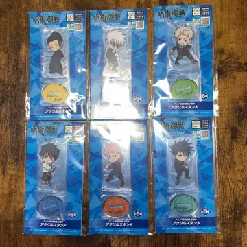 라운드원 한정판 주술회전 5주년 아크릴 스탠드 비주얼 보드 전 6종