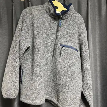 llbean 90s 플리스 자켓 하프 지퍼 그레이