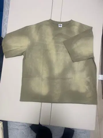 madeffect bleachwash 데미지 T 카키