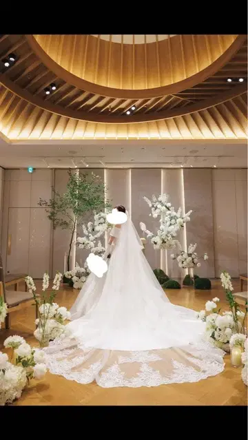 웨딩 베일 3m 롱