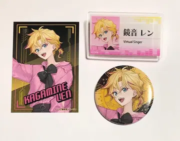 카가미네 렌 HMV 캔뱃지 네임 배지풍 아크릴 클립 카드