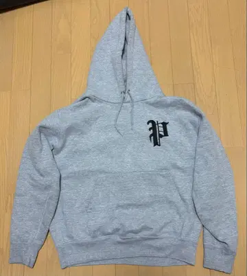 PHATRNK 후드 부착 후드티 그레이