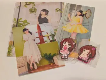 타무라 유카리 미니 클리어 파일 3종 러버 스트랩 2종