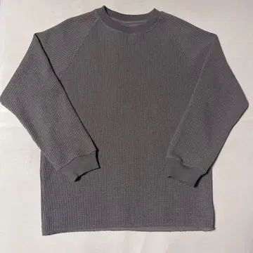 GLOBAL WORK waffle raglan sweatshirt