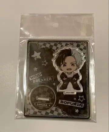 윈블 락 가죽 미니 아크릴 스탠드 벚꽃 하루카 미개봉