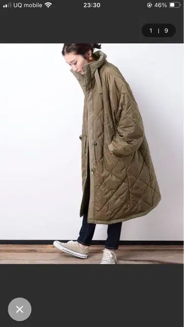 FREAK'S STORE 모즈 코트 올리브 리버서블