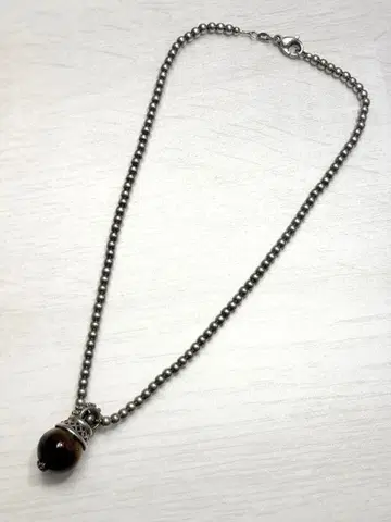 실버 925 볼 체인 [ 폭 약 4mm ] [ 길이 43cm ]