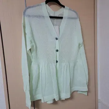 crie conforto 그린의 긴팔 가디건