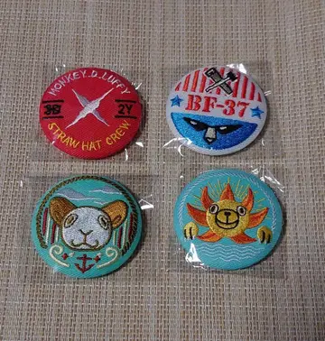 원피스 자수 브로치 2019, 20년 루피 프랭키 멜리 써니