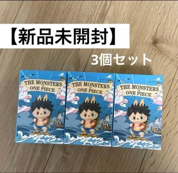 [정품] POPMART 원피스 x LABUBU 피규어 3개 세트