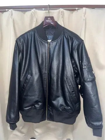 FTC LEATHER MA-1 JACKET