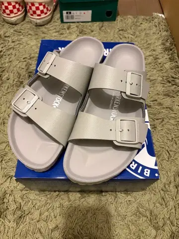 BIRKENSTOCK 그레이 컴포트 샌들 42