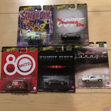 마텔 인터내셔널 핫휠 팝 컬처 5대 세트