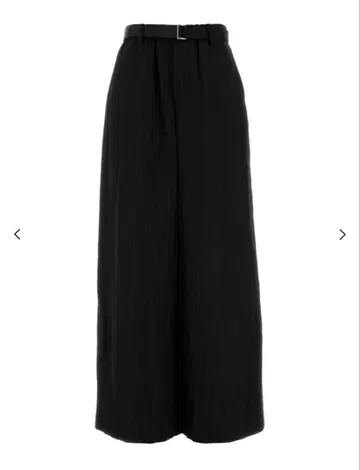 [ Sacai ] 핀스트라이프 벨티드 와이드 팬츠