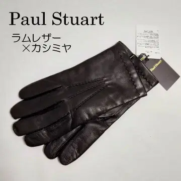 Paul Stuart(폴 스튜어트) 램 가죽 x 캐시미어 장갑 남성용