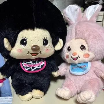 몬치치 몬치치짱 침탄 봉제 인형 2종 세트