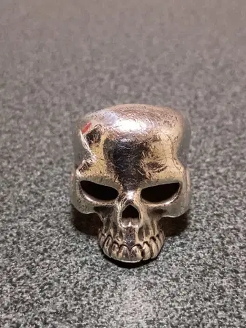 가격 인하 불가 THE GREAT FROG 스컬 반지 실버 925 20호