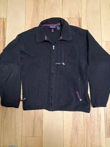 90s USA제 Patagonia Synchilla 플리스 자켓 L 블랙