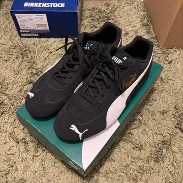 PUMA 스니커즈 블랙/화이트 42