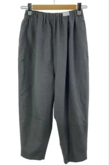 카구레 울 테이퍼드 팬츠 차콜 그레이