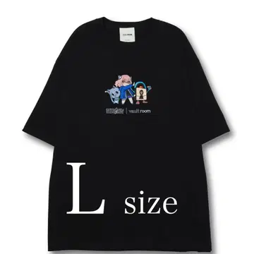 VR x nqrse x HAPPY TEE / BLACK L