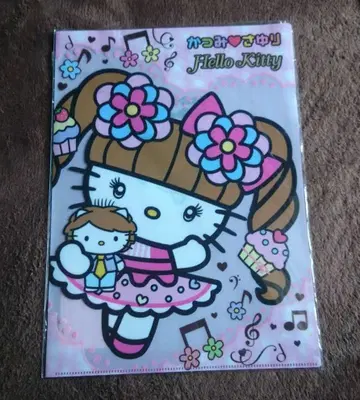 산리오 헬로키티 클리어 파일 일본제 키티