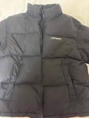 mahagrid 블랙 다운 자켓