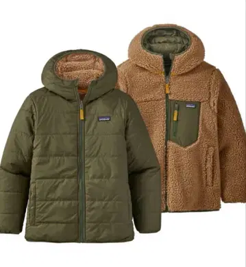 patagonia 키즈 리버서블 레이디 프레디 후디 XL