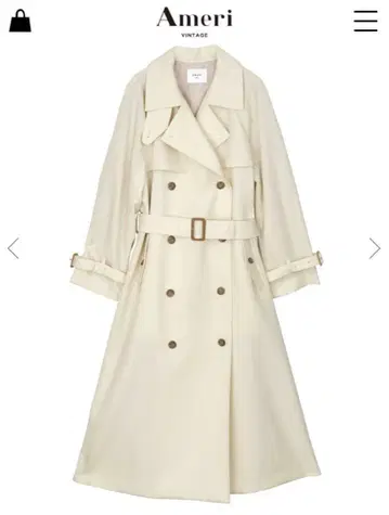 Ameri VINTAGE SUPERIOR FLARE TRENCH COAT