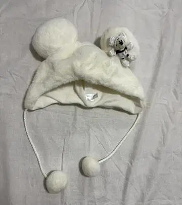 새상품급 미키 귀달린 팬캡 퍼 라메 도쿄 디즈니 리조트