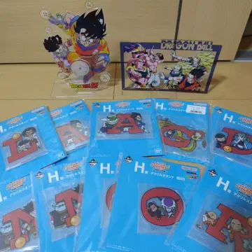 제일복권 드래곤볼 빅 아크릴 스탠드 2종 ASSEMBLE H상