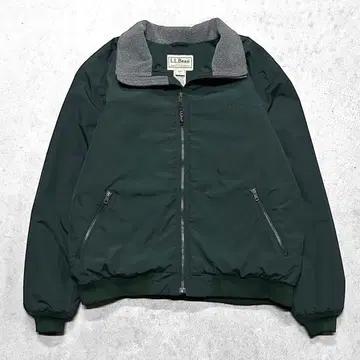 컨디션 최상 90s L.L.Bean 자수 로고 웜업 나일론 자켓