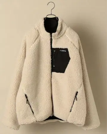 SHIPS 빅 실루엣 리버서블 보아 플리스 블루종