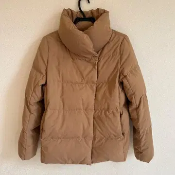 PLST 플라스테 브라운 숏 다운 자켓